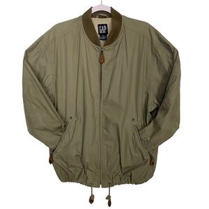 GAP Jackets Coats Vintage Gap Mens Full Zip Tan Canvas